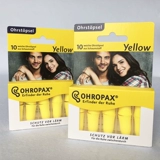 Германия импортировала ohropax желтая звуковая изоляция наушники, шум, шум, противника, шумный артефакт ссоры.