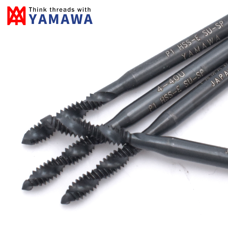 Japan YAMawa Beauty Black Stainless Steel Spiral Screw Tapping UNF0-80 1 4-28UNC2-56 1 4-20