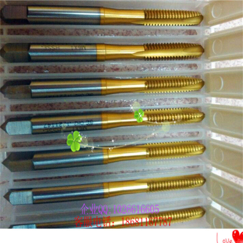 Taiwan TOSG plated titanium first end screw tapping machine with screw tapping M7M8 stainless steel with lower cuttings screw tapping M20M22M24