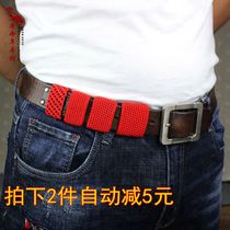 Hand-made red rope belt buckle mens original year jewelry red waist rope belt buckle pendant hanging ornaments