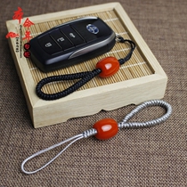 Hand-woven this year car key rope authentic diamond knot key chain men and women