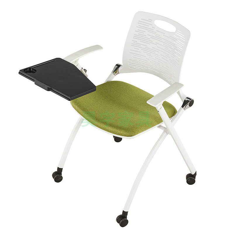 Pulley Mobile Conferencing Chair Flap Folding Training Chair With Writing Board Multifunction Student Table And Chairs Integrated With Table Board