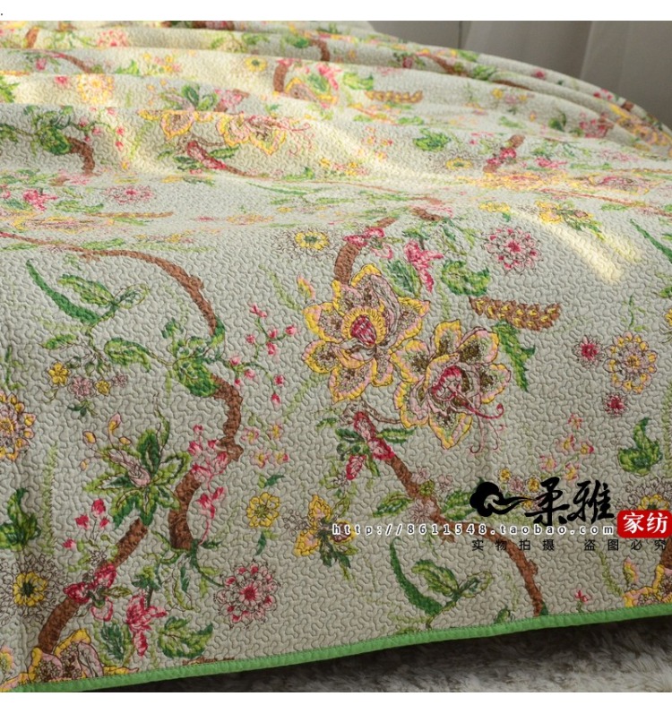giường bông của Mỹ bao gồm ba mảnh tờ khâu chặt bông bông bông nệm pad là điều kiện để được máy giặt - Trải giường ra trải giường