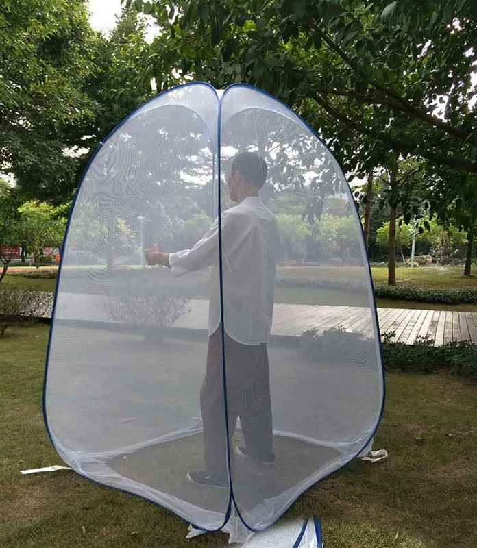 Zhengxin thiền mùng lưới thiền đứng lều cao tấm ngồi trạm muỗi cọc tài khoản miễn phí tốc độ mở phòng ngoài trời trạm thiền - Lưới chống muỗi