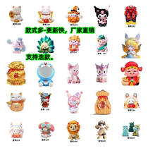 Gypsum painted doll painted piggy bank crafts white blank handmade toys non-vinyl