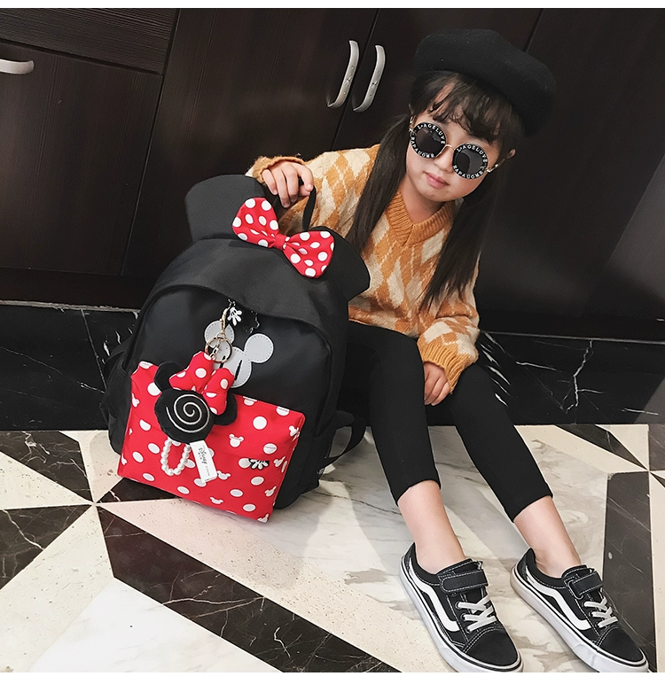 Ba lô Mickey Minnie dễ thương cho trẻ em Ba lô thời trang Nam nữ nhẹ nhàng đi du lịch ba lô - Túi bé / Ba lô / Hành lý