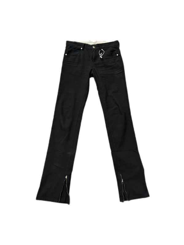 【Exclusive in Stock!】 Time Theend Independent Japanese Style Multi-Zipper Ultra-Slim Fit Jeans