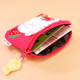 Korean ins coin bag female mini small embroidered handmade fabric cute fresh card holder coin purse