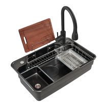 (15% subsidy) Supor kitchen Japanese sink large single tank 304 stainless steel dishwashing sink large pool nano