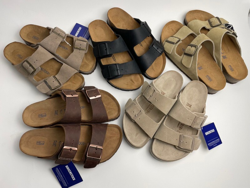 Authentic German Birkenstock Arizona Series Bk Cork Slippers, Unisex Cowhide Suede Soft-Soled Slippers Authentic German Birkenstock Arizona Series Bk Cork Slippers, Unisex Cowhide Suede Soft-Soled Slippers