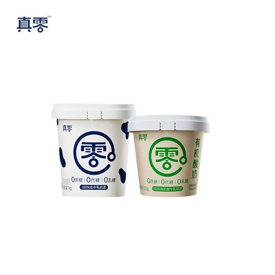 真零有机纯酸奶720g无蔗糖0乳糖酸奶原味低温大桶酸奶营养代餐