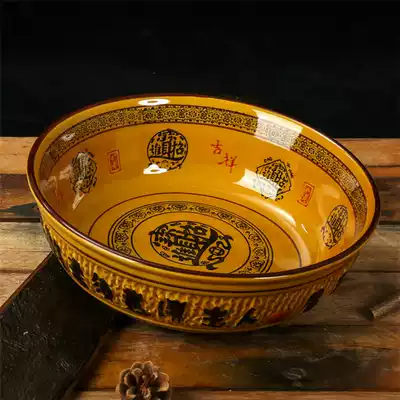 Ceramic noodle bowl hotel Spicy Pot bowl boiled fish Sauerkraut Fish basin skewer skewer Bowl Bowl Bowl bowl of chicken