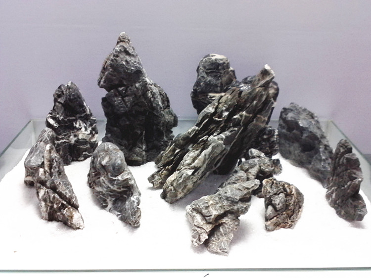 Pickling Qinglong stone fish tank aquarium landscaping stone aquarium decoration water grass tank landscaping stone rockery landscaping stone 5 catties