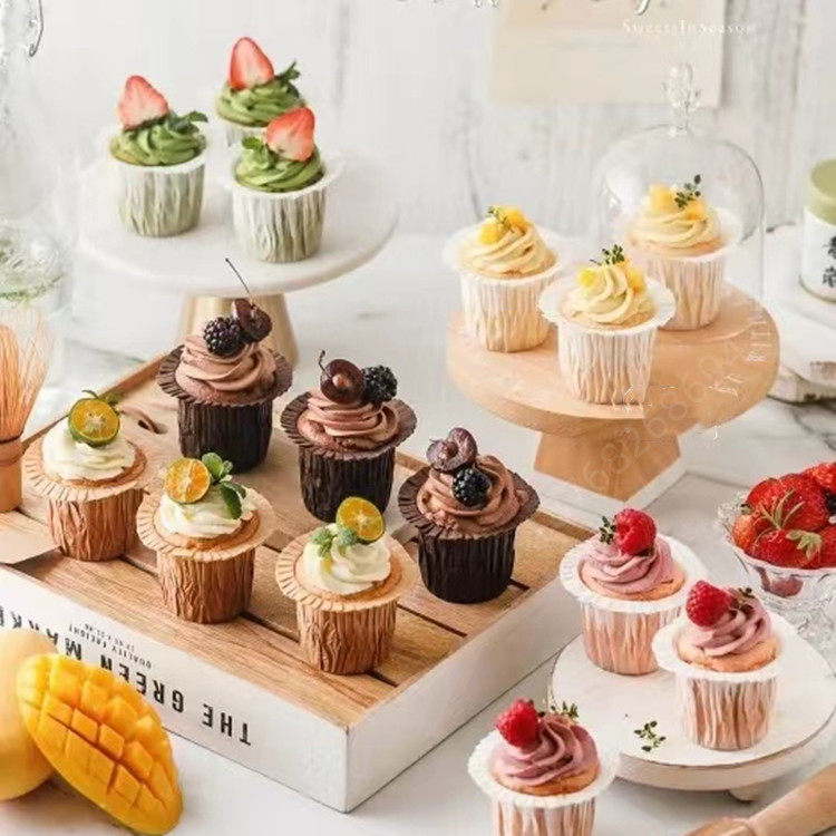 Curl Cake Cupcake Cupcake Cupcake gold mafen cup gonorrhoea waterproof high temperature resistant oven with baking mold