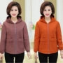 Áo khoác nữ mùa xuân và mùa thu mới của phụ nữ trung niên Phụ nữ 40 tuổi 50 tuổi áo khoác mùa thu ngắn áo kiểu nữ đẹp tuổi 40