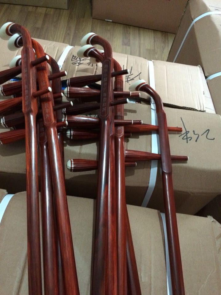 Hot sale boutique African leaflet red sandalwood Erhu pole Yuehu pole Gaohu pole National musical instrument accessories
