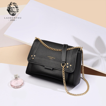 Old head chain bag female shoulder bag 2021 new trend black simple versatile large capacity shoulder bag