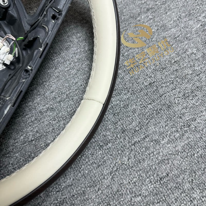 Руль ретрофит 【现货 秒发】适用于新款路虎揽胜行政桃木实木方向盘