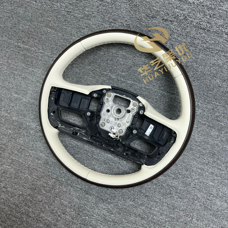 Руль ретрофит 【现货 秒发】适用于新款路虎揽胜行政桃木实木方向盘