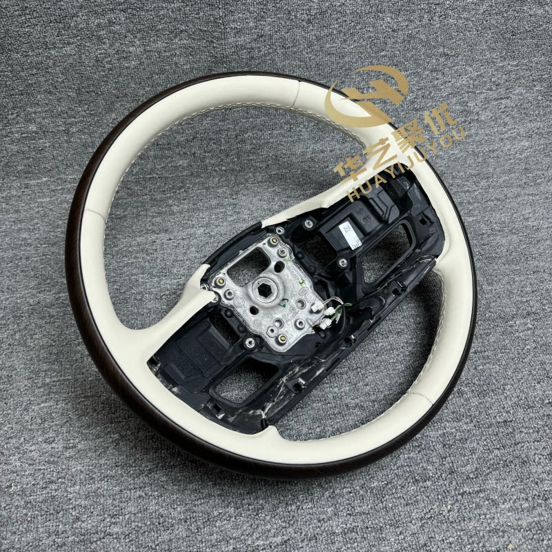 Руль ретрофит 【现货 秒发】适用于新款路虎揽胜行政桃木实木方向盘