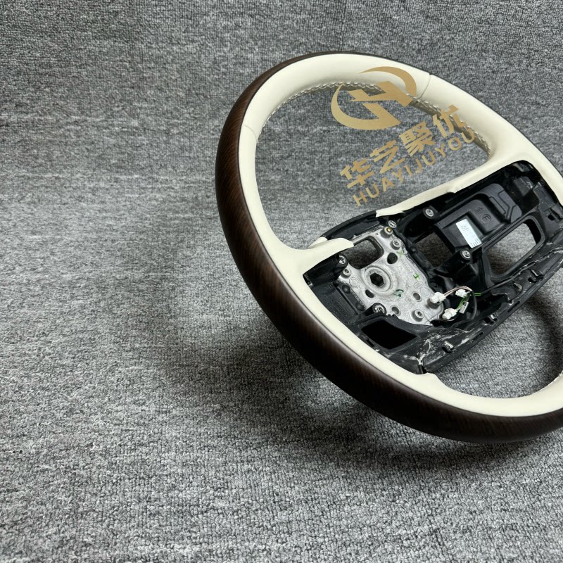 Руль ретрофит 【现货 秒发】适用于新款路虎揽胜行政桃木实木方向盘