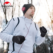 Winter NH muzzle outdoor sports warm skiing gloves Northeast snow Township hiking riding touch screen fleece