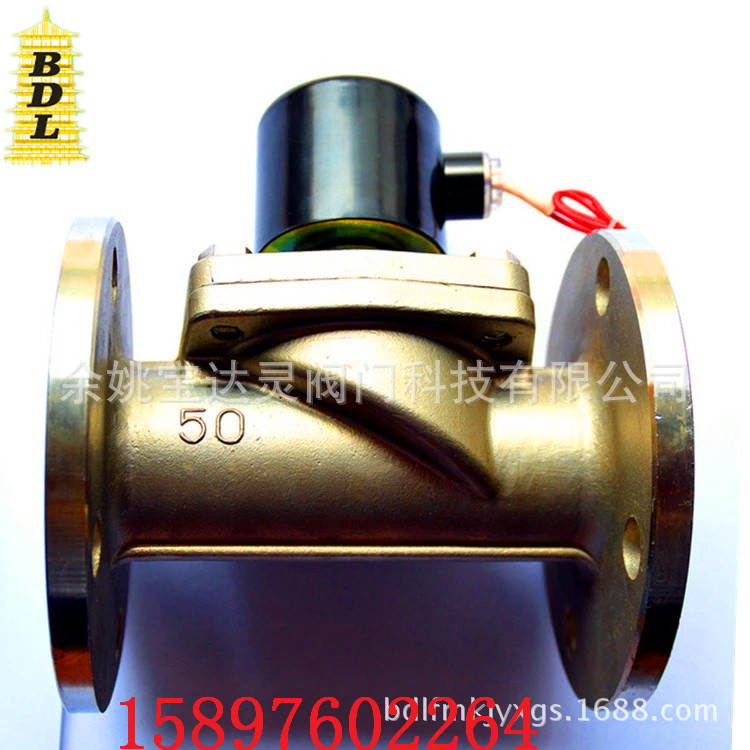 304 stainless steel flange solenoid valve normally closed water flange solenoid valve 220V DN50 65 80100