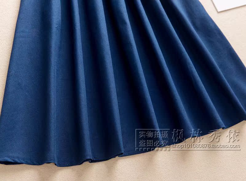 2019 mới cotton và váy lanh mùa hè nữ phiên bản Hàn Quốc của quần thun co giãn hoang dã nghệ thuật nhỏ váy dài tươi - Váy chân váy đẹp