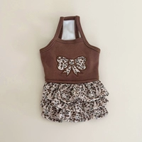 Плюс камизол дно юбка-дарк коричневый