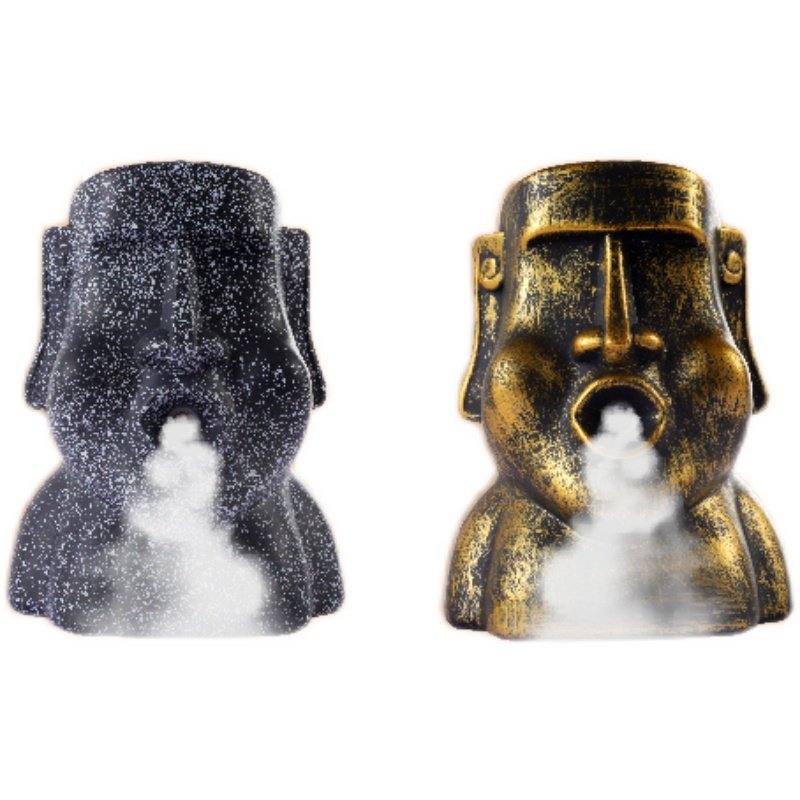 MOAI Moai stone statue Easter Island portrait stone humidifier USB silent retro humidifier decoration spray