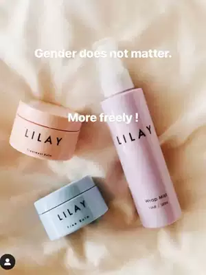 Powder now Japan Lilay natural organic hair care Japanese wet hair styling hair wax mud to remove frizz and moisturize