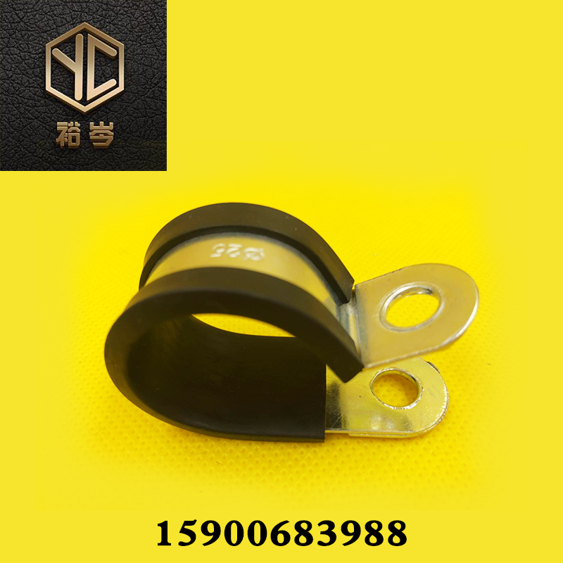R - type rubber clamp R - type rubber clamp rubber clamp heavy rubber clamp 20mm bandwidth 8 4mm aperture