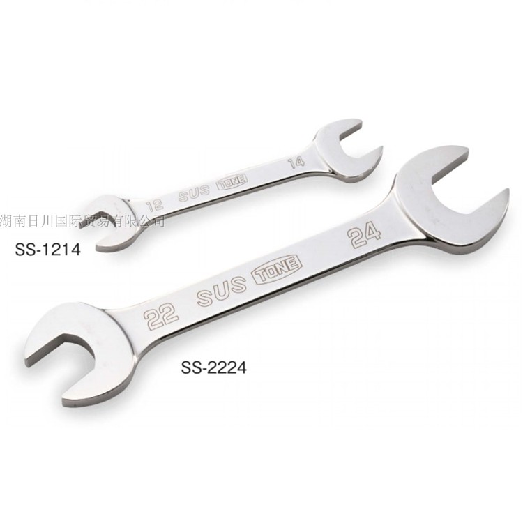 Japan TONE Maeda SS-5 507 0810 1113 1214 1719 2224 stainless steel open end wrench