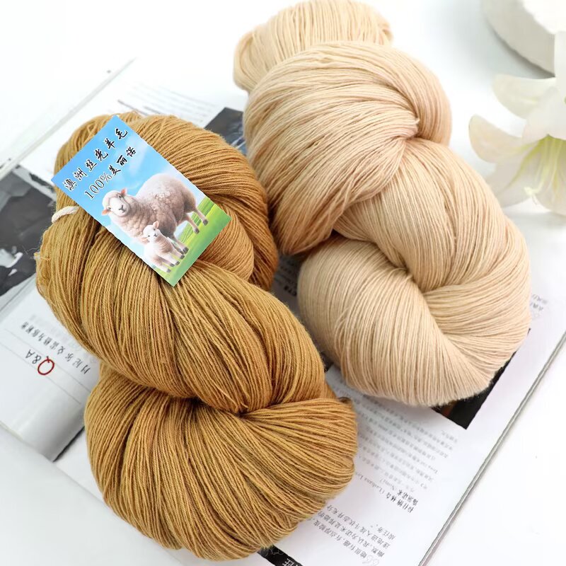 Cashmere Fine Wool Yarn 238 High Count Yarn Hand-Knitted Old-Fashioned Loose Cashmere Blended Yarn Merino Pure Wool