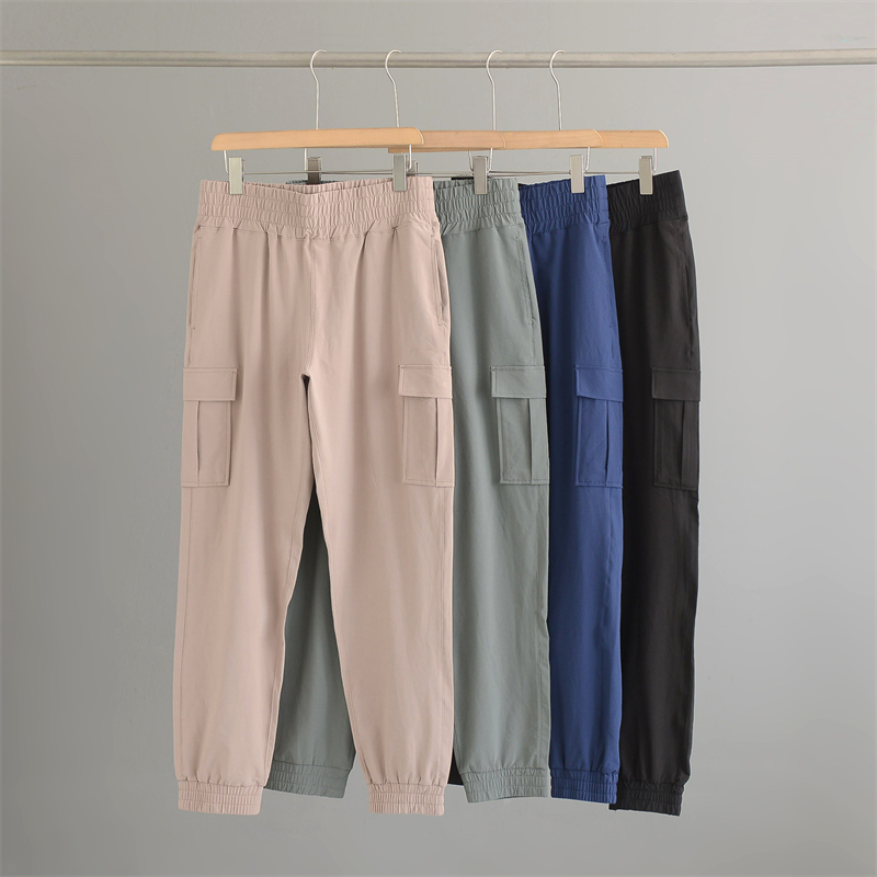 Women's Lightweight Spring/Summer Thin Jogging Quick-Dry Pants, Hiking Pants, Plus-Size Workwear Multi-Pocket Casual Mountaineering Pants