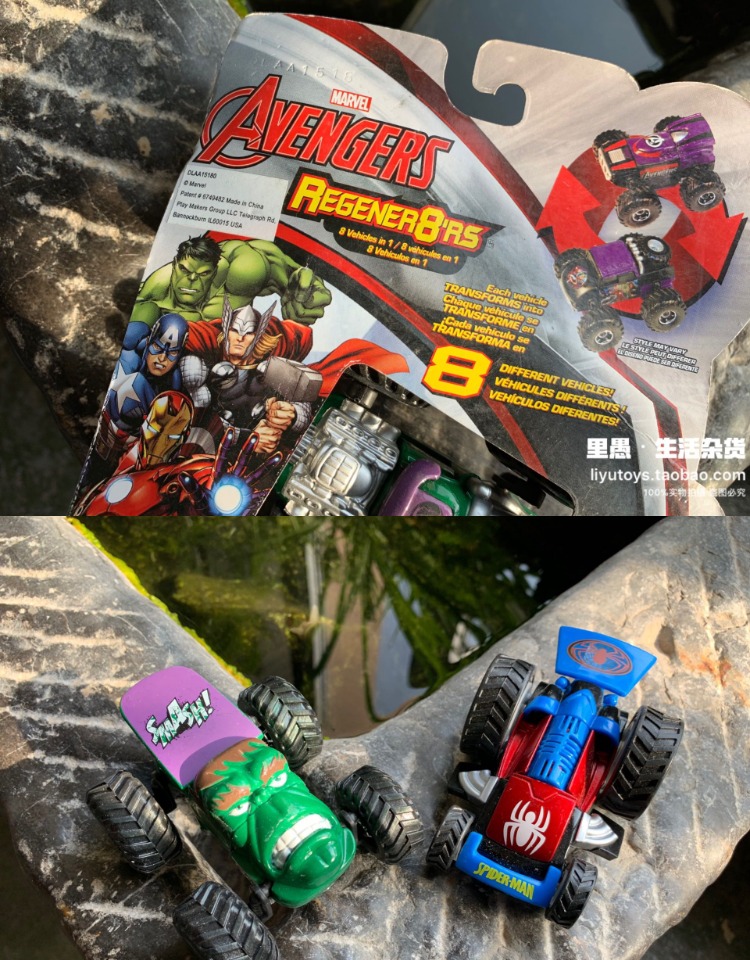 Phát hiện Hoa Kỳ Chính hãng Avengers Người Nhện Biến dạng Ô tô Chống Đảo ngược Biến dạng Đồ chơi Xe hơi - Đồ chơi điều khiển từ xa xe địa hình điều khiển từ xa