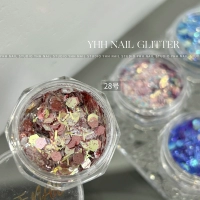 Блестки для ногтей, 28 оттенок