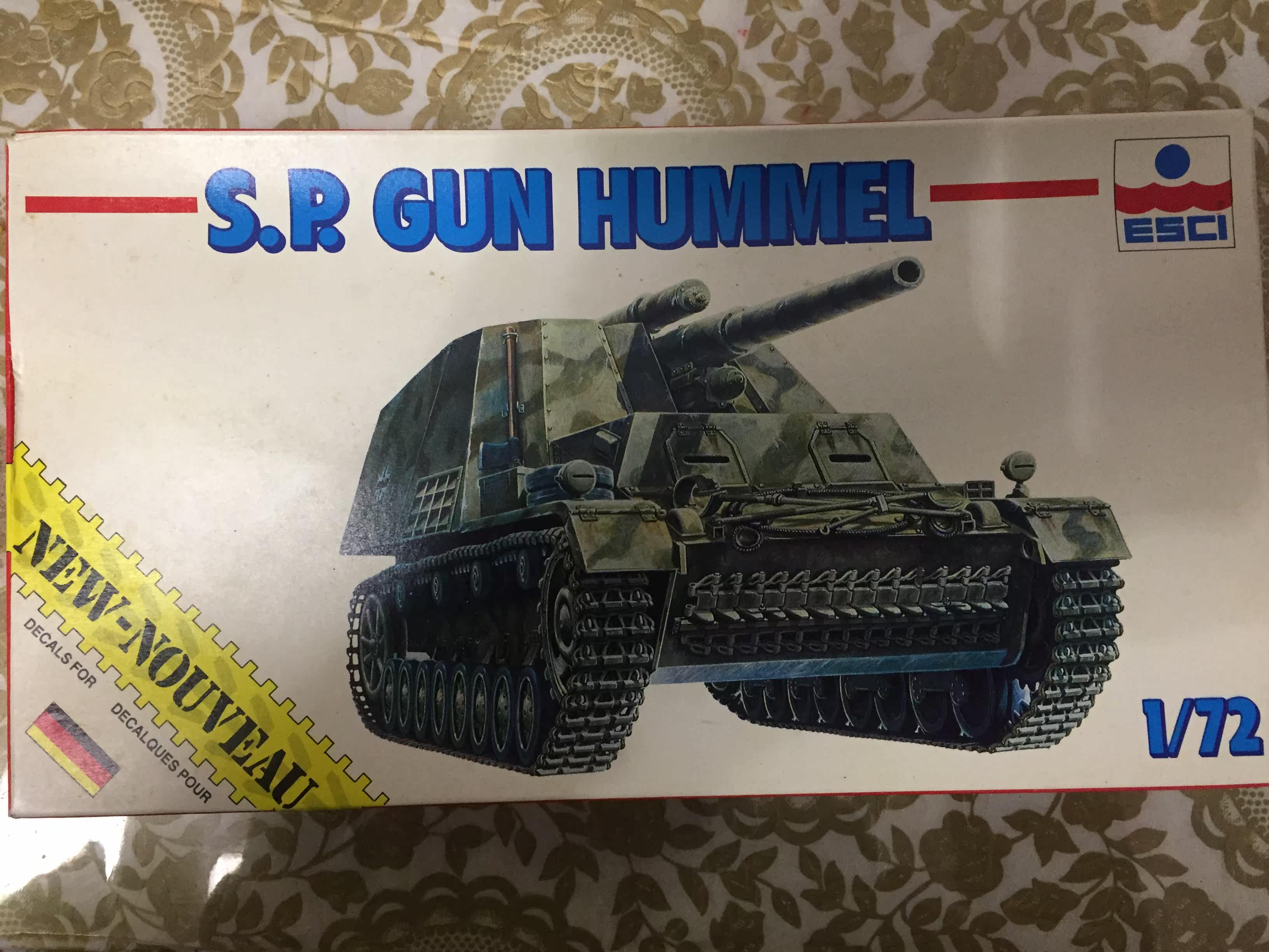 ESCI 1 72 German Hubee 150mm self-propelled howitzer for the collection of the collection