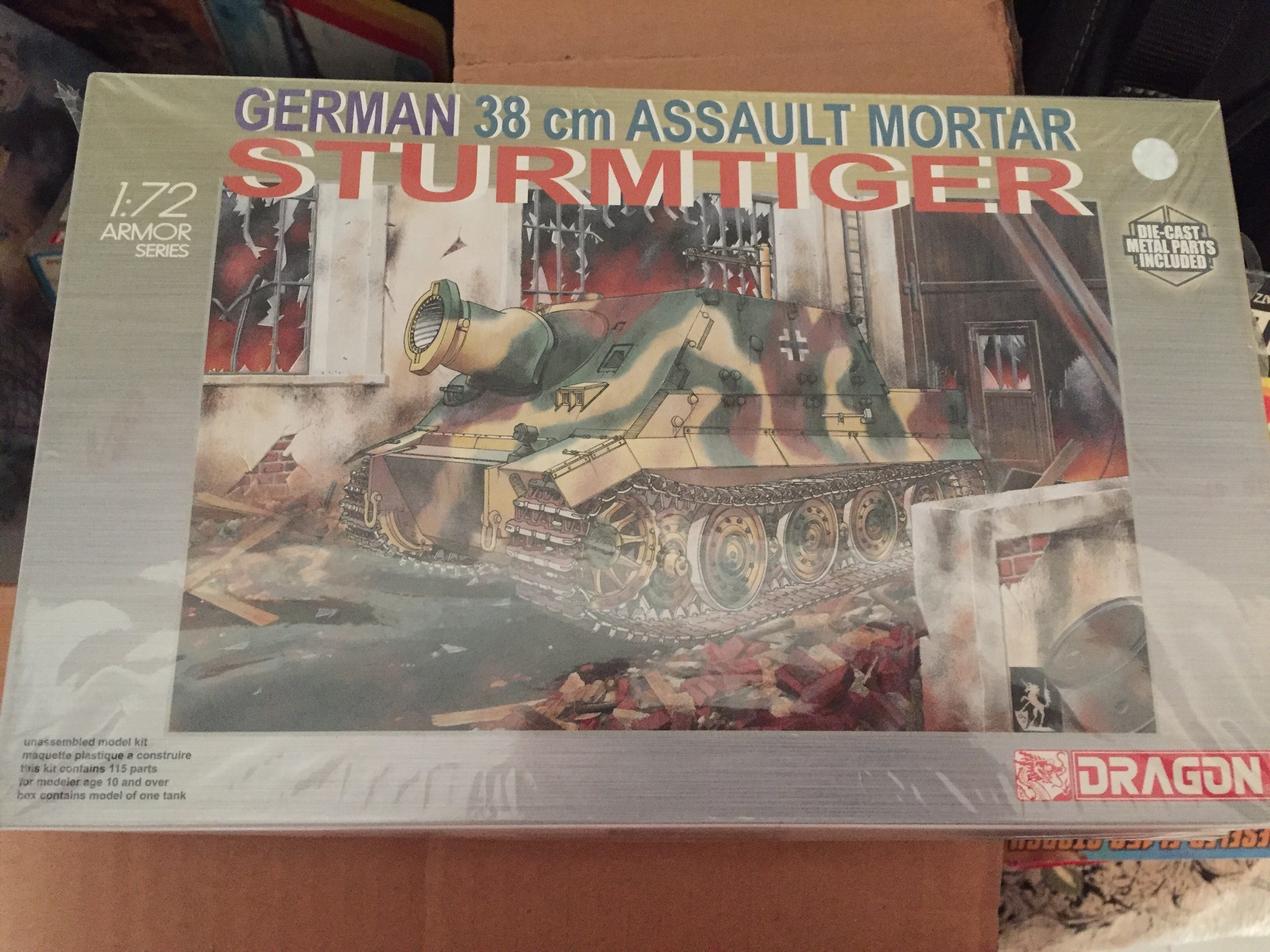 Veron 1 72 Rover Tiger 380mm Assault Mortar Preliminary alloy bodywork