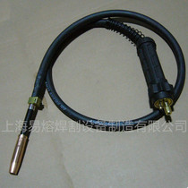 Shanghai production Panasonic type 200A European interface straight handle pen type carbon dioxide gas protection welding gun automatic welding special gun