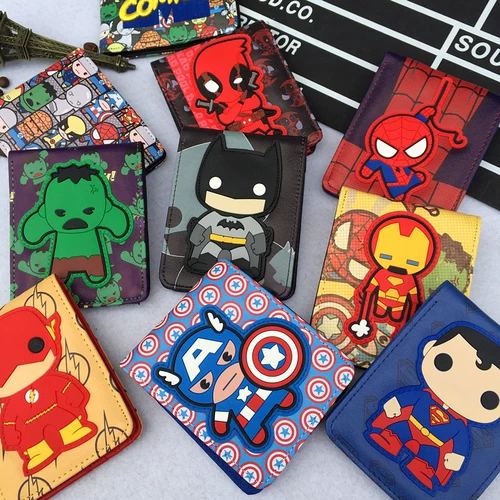 Трендовый мультяшный короткий бумажник, подходит для подростков