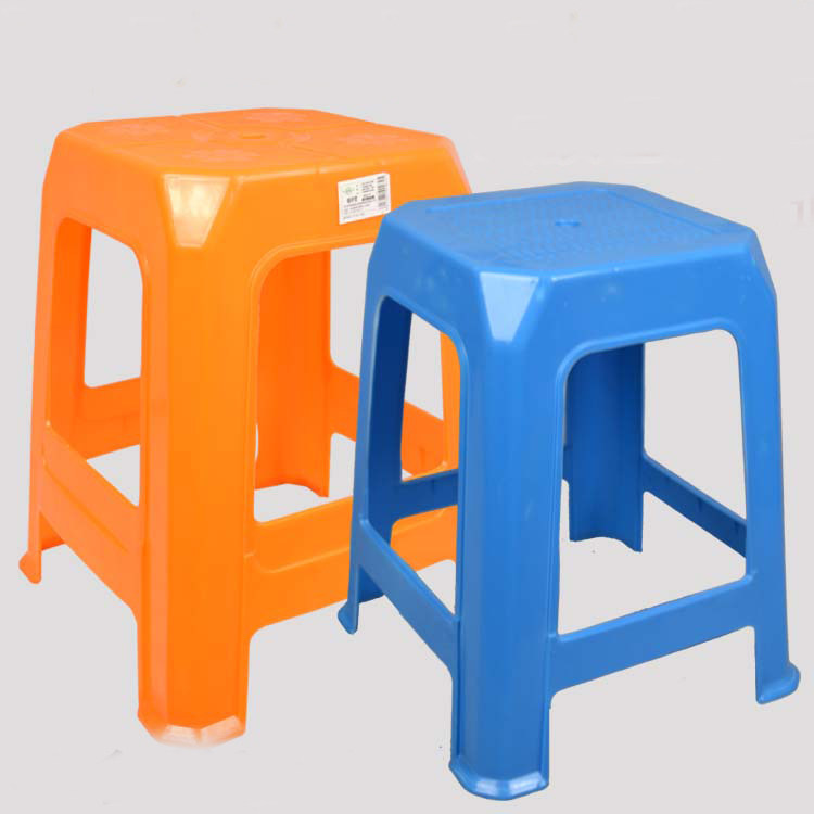 Plastic stools thickened dining stool table stool Bench Bench bench High stool Adult stool Home