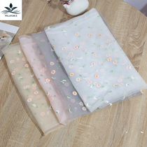 Embroidery Daisy Fairy gauze floral floral bouquet floral bouquet of flowers bouquet packaging web yarn material for background yarn props