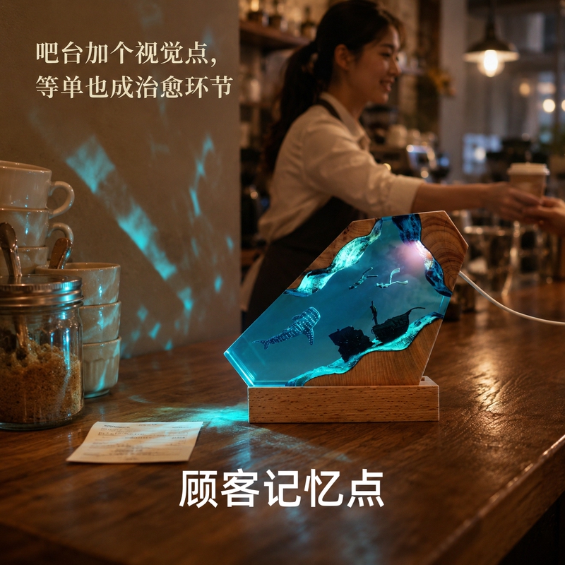 Coffee, Milk Tea, Dessert Shop Atmosphere Decoration, Tabletop Bar Counter, Traffic-Attracting Props, Photo-Taking Props
