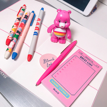 Spot RETRO MEMO girl wind note note note MEMO wall sticker hand account material