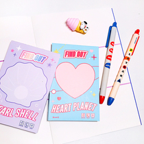 Spot HALLEY DAY Girl wind note note note note memo wall sticker hand account material