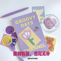 Stock) OLD CHANNEL retro notepad {GROOVY DAYS} diary notebook hand Ledger