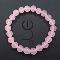 S473 Pink Chalcedony Single Circle 8 мм