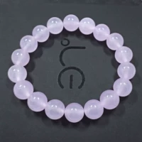 S372 Light Purple Chalcedony Single Circle 10 мм 10 мм