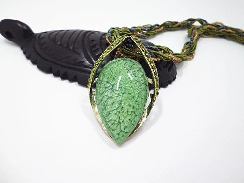 Этническое ожерелье из провинции Юньнань, ретро аксессуар, подвеска, этнический стиль, стиль бохо